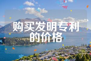購(gòu)買發(fā)明專利的價(jià)格