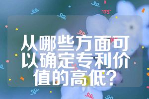 從哪些方面可以確定專利價值的高低？